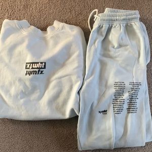 White fox sweat set